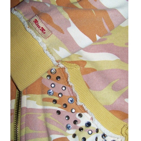 Y2K Miss Me Jacket Zip Sweatshirt Size S - Picture 4 of 8